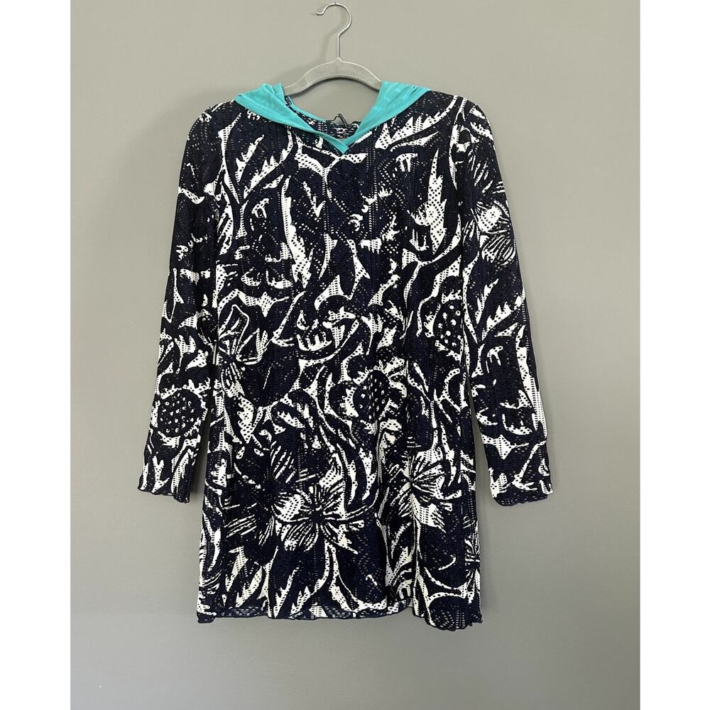 Title Nine Women's Navy White Swim Coverup - Small